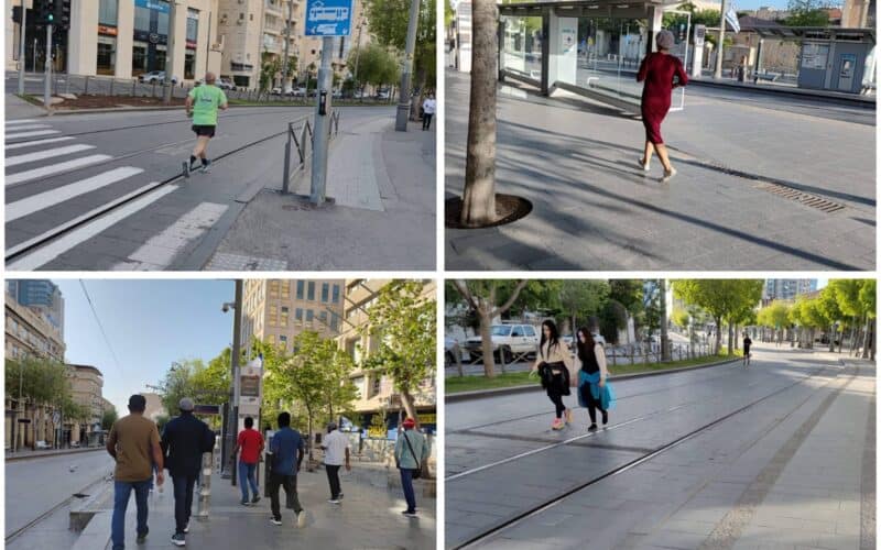 ירושלמים שורפים קלוריות אחרי פסח – ולריסה בת ה-90 בראשם