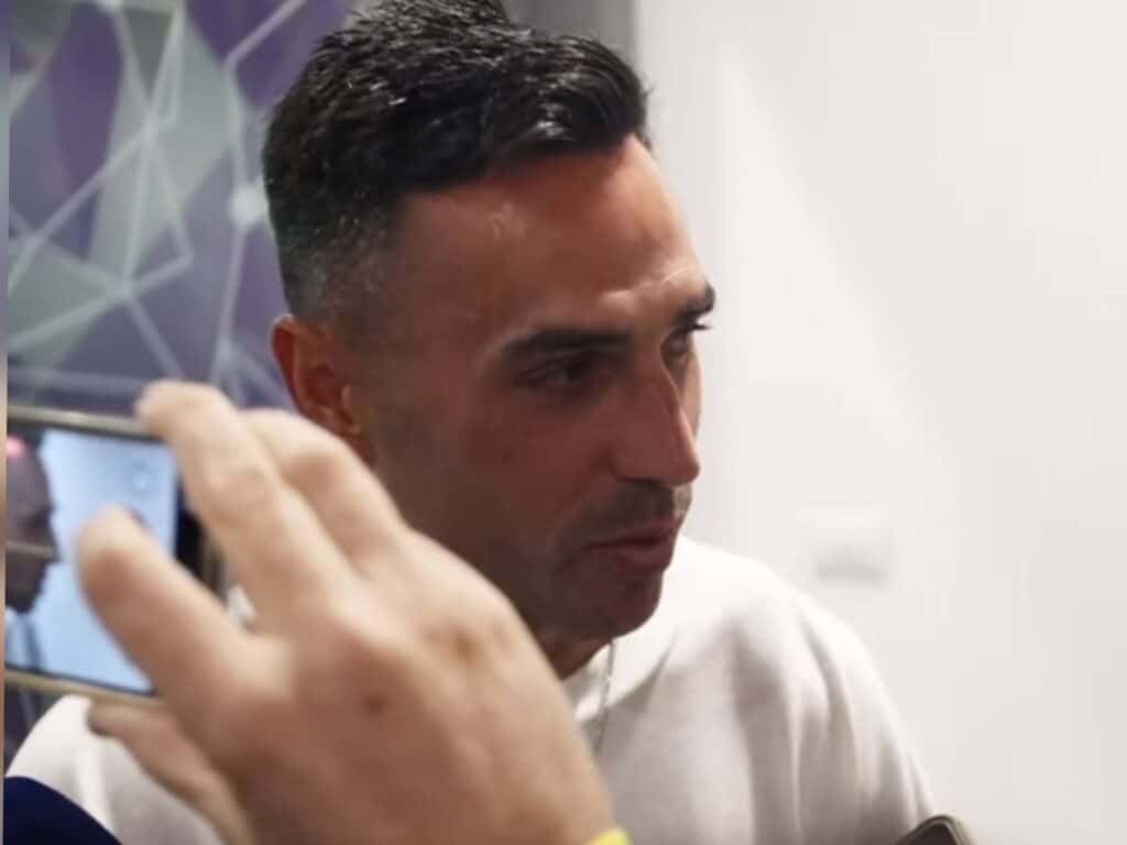 Eran Zahavi speaks to the press amid rumors linking him to a possible move to Beitar Jerusalem