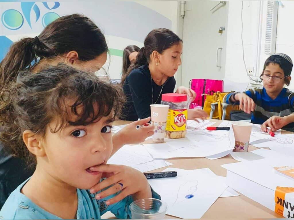 Children of healthcare workers in Jerusalem emergency daycare during Iran war