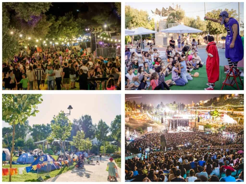 Summer events in Jerusalem 2025 – festivals, street shows, family tents and thousands of people celebrating together