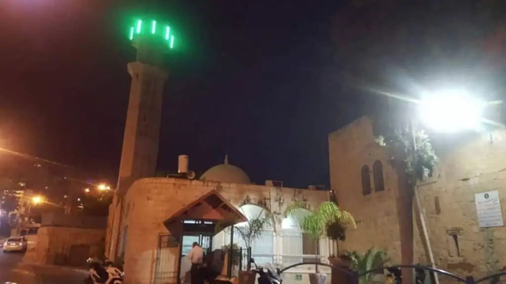 Masjid Al-Azir di Abu Ghosh berhampiran Baitulmaqdis, pusat kemarahan selepas pencemaran