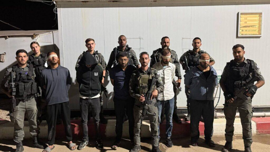 Israeli Border Police and IDF troops detain five suspects in Duma village, 30 km from Jerusalem