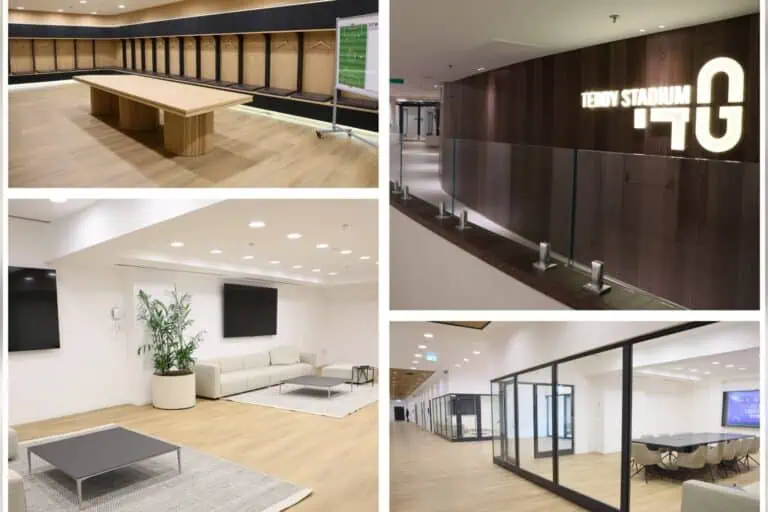 Stadium Teddy di Baitulmaqdis selepas peningkatan penuh mengikut standard tertinggi UEFA