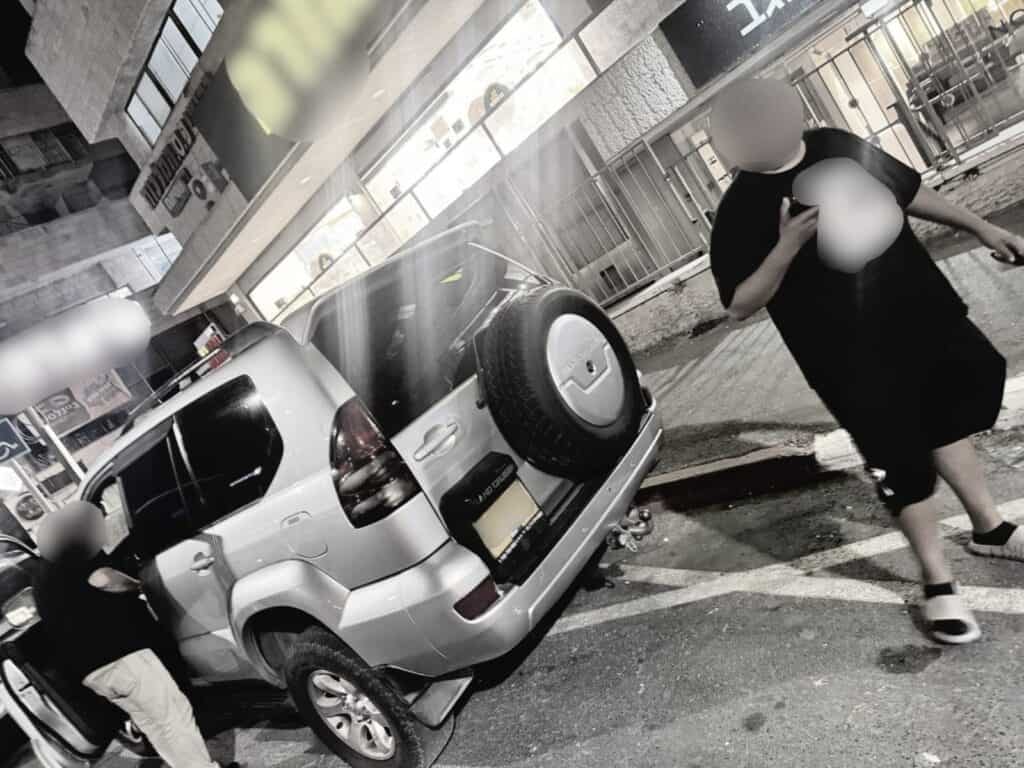 Jerusalem police discovered a 13-year-old boy driving alone in Beit Safafa he