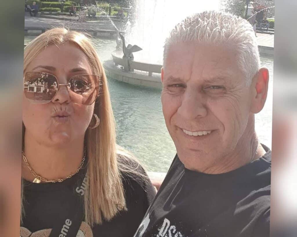 שוערה לשעבר של הפועל ירושלים, ישי בן ארוש, ואשתו המנוחה בתיה ז"ל